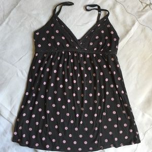 American Eagle outfitters polka dot tank top M